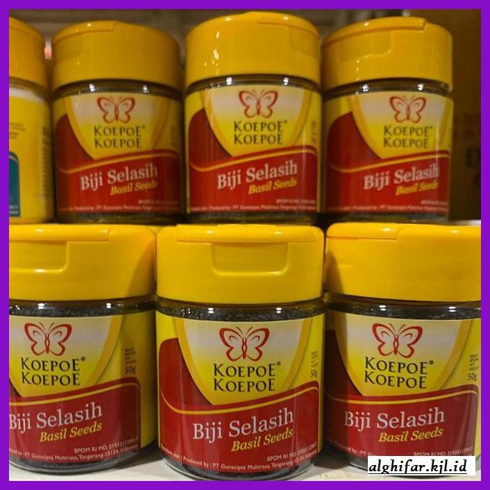 

Redwop-Gnikab- Biji Selasih Koepoe Koepoe 50 Gr -Hallall.