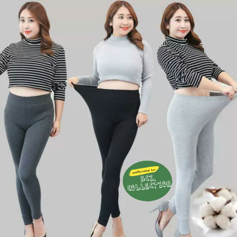 Legging Soft Rayon Kaos L - XXXL / Legging Panjang Wanita / Legging kaos bahan adem