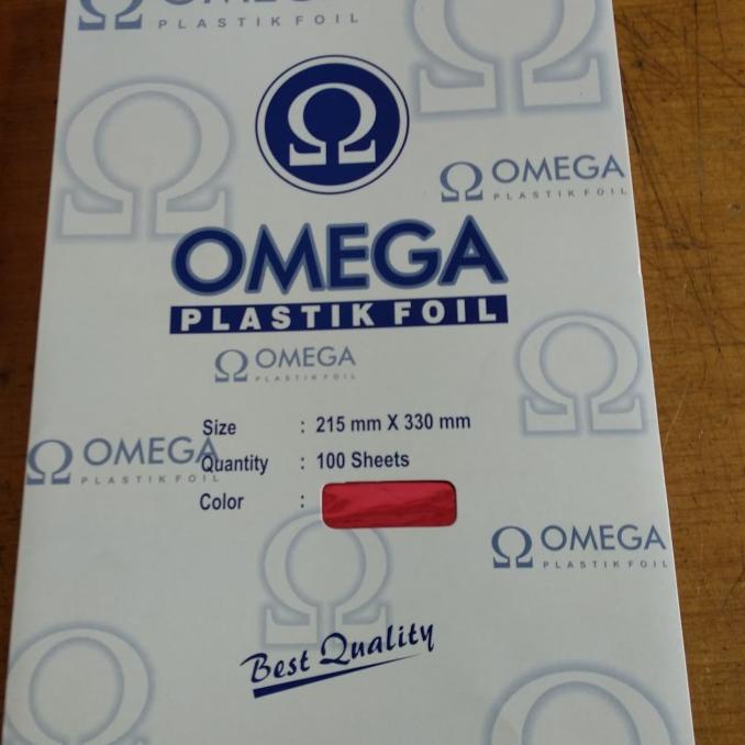 

Plastik foil omega / plastic foil / kertas foil - Merah, biru, hijau