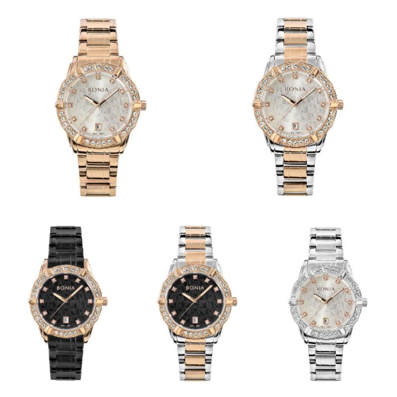 ORIGINAL - Jam tangan wanita Bonia Monogram B10651