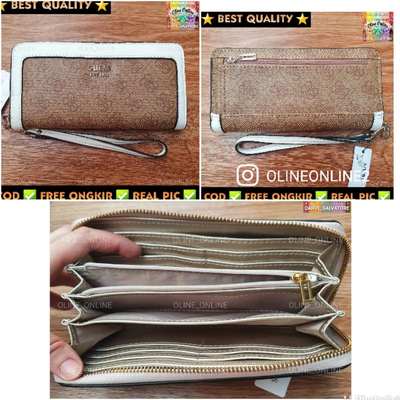 dompet zadie zipper wallet 4 color gs resleting panjang long wallet gb pouch handle dompet