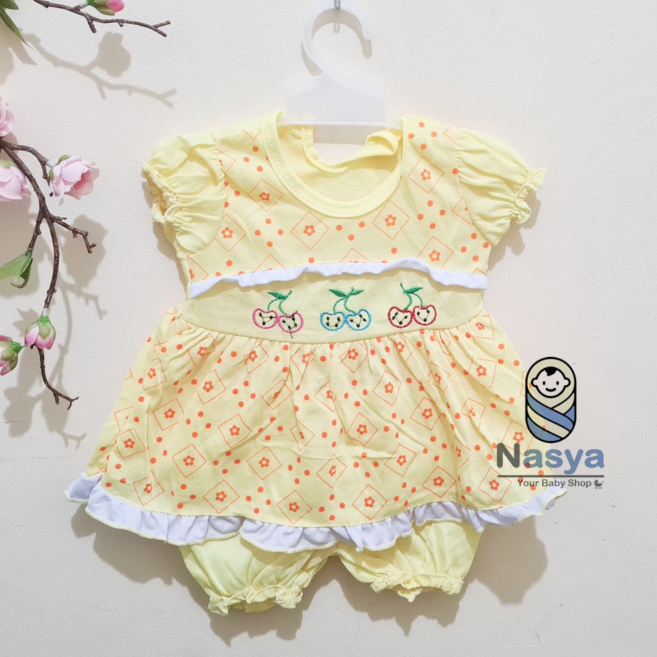 [N-023] Setelan baju bayi / setelan baju anak MURAH  (3-6m)