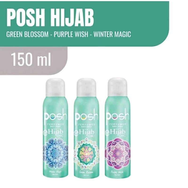 POSH BODY SPRAY | HIJAB CHIC 150ML ~ ORIGINAL 100%