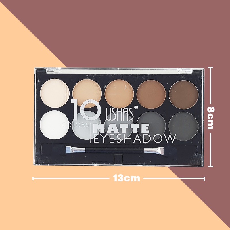 Eyeshadow matte USHAS 10 warna Perona Mata BPOM eyeshadow murah matte USH-ES2747