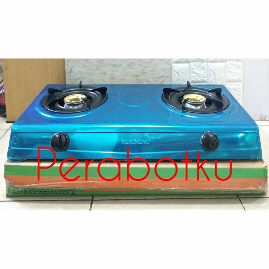 Kompor Gas Yamakawa 2 Tungku / Kompor Gas Stenlis