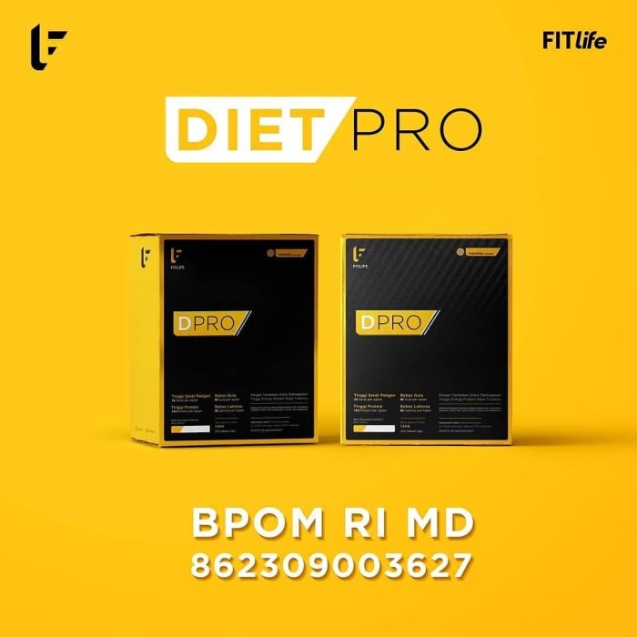 {cantikstore} fitlife Dpro 15 kg diet pro vegan protein dpro 50 serving Berkualitas