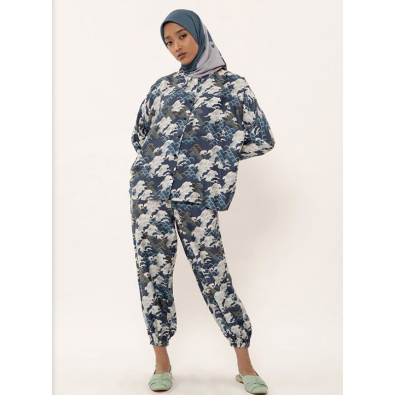 Navy Kanagawa Devon & Adonis by Kami Idea Collaboration