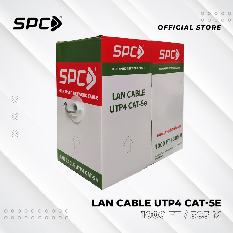 KABEL LAN UTP ZIMM LINK CAT 5e CCA 305m - SPC