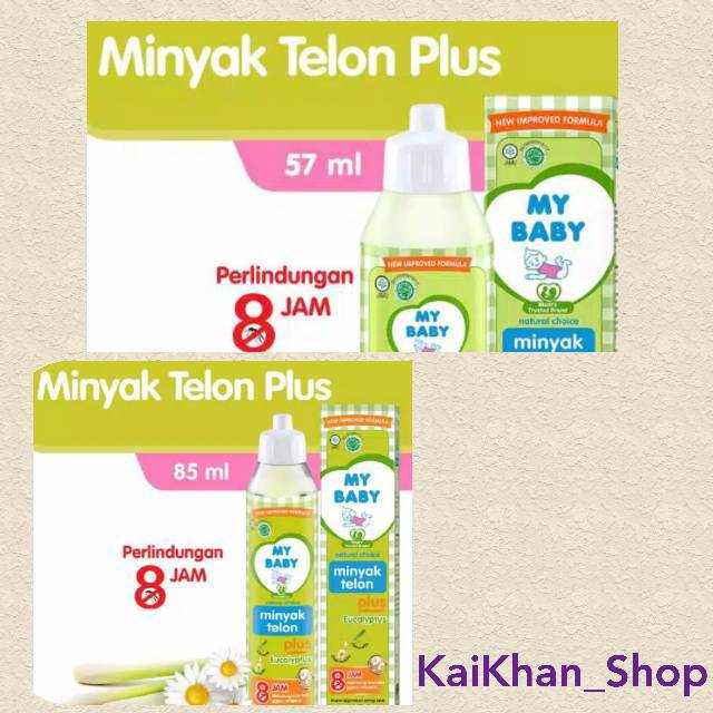 My Baby Minyak Telon Plus - 57ml / 85ml