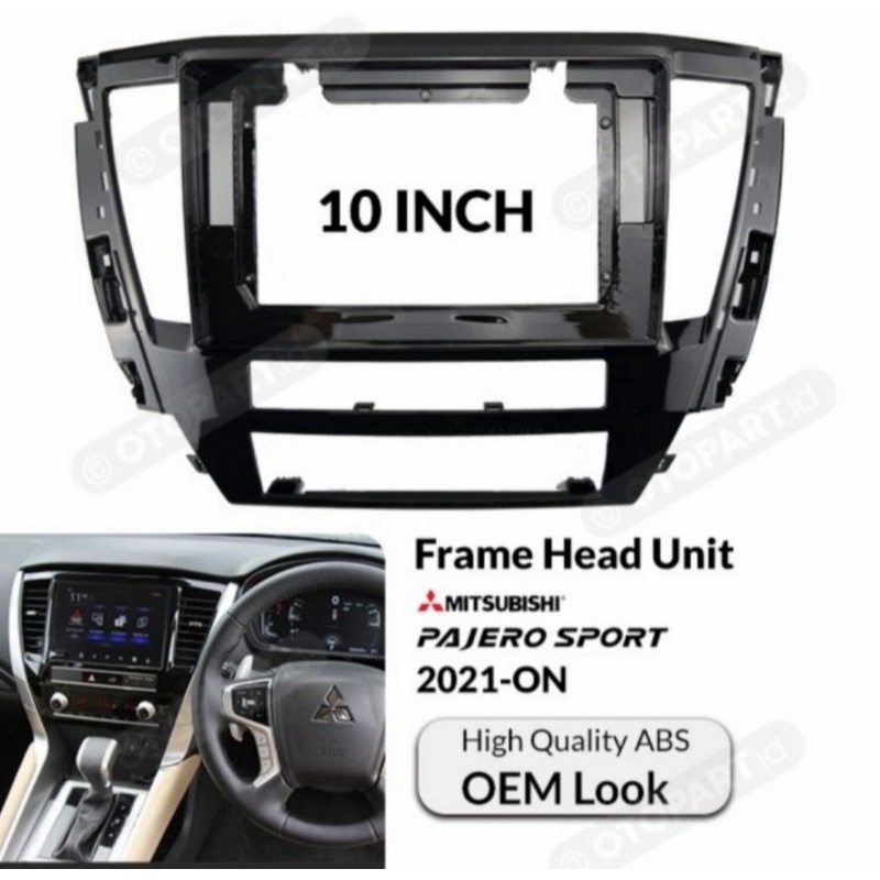 Frame 10 inch PAJERO 2021 PAJERO 2022 Frame Android PAJERO