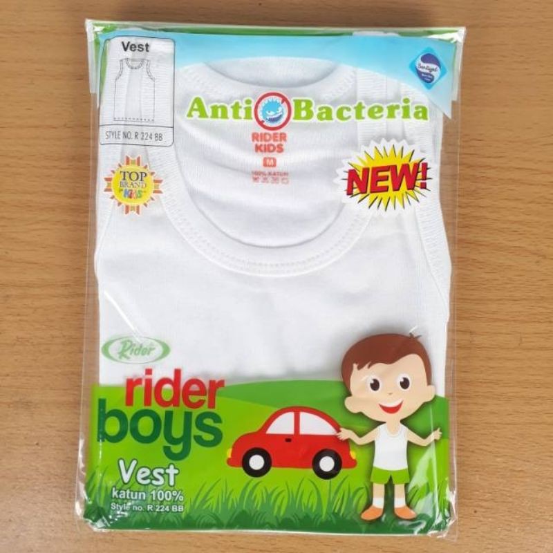 Kaos dalam anak singlet anak RIDER R 224BBP ANTI BACTERIA S-XL