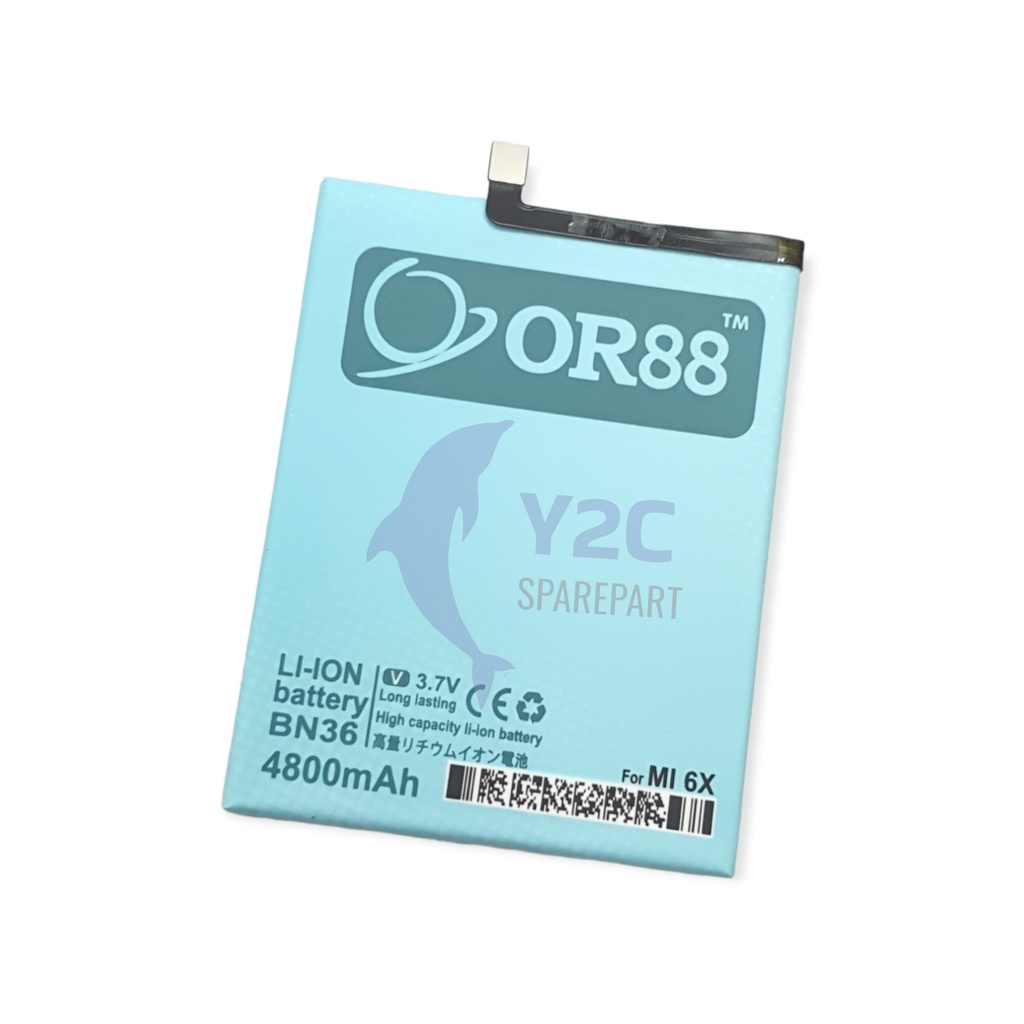 BATERAI XIAOMI MI 6X / MI A2 / BN36 DOUBLE POWER ORIENS 88 / BATRE BATERE BATRAI BATREI