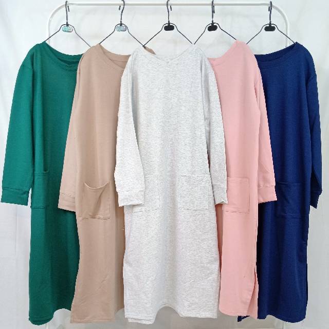 Long tunik polos import