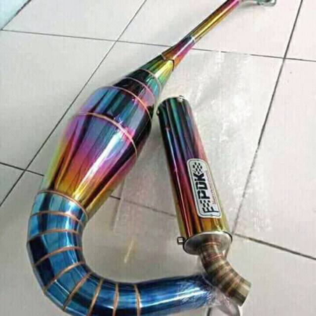 Knalpot ninja rr pdk pelangi