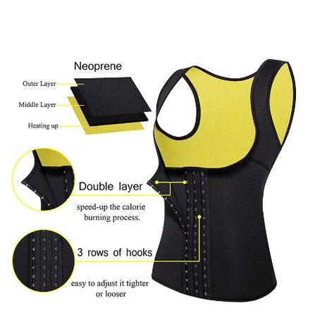PELANGSING KORSET BAJU GYM WANITA HOT SHAPER KORSET NEOTEX PELANGSING PENGECIL PERUT BUNCIT