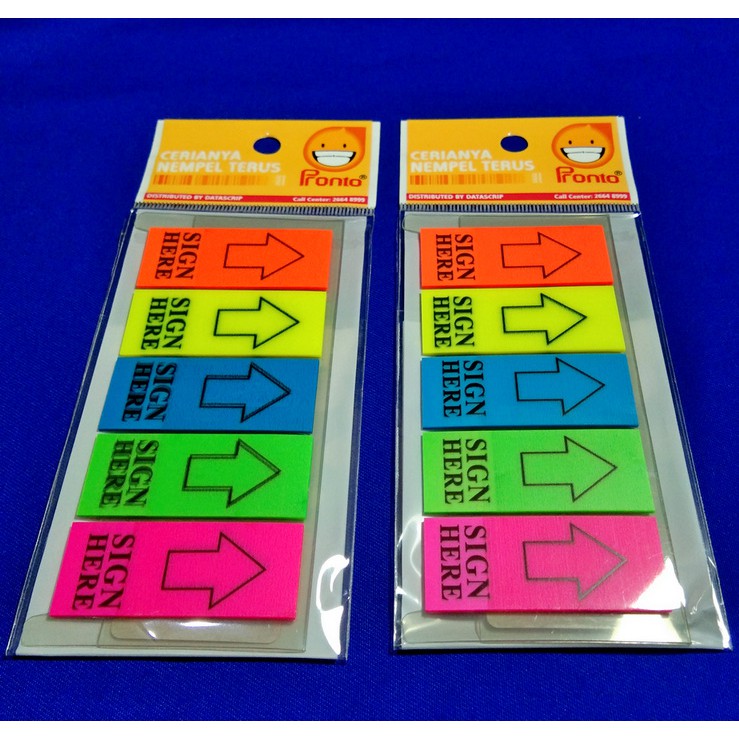 

Pronto Film Arrow PSN/F/45649 "Sign Here" 20x48mm, 20sht/color