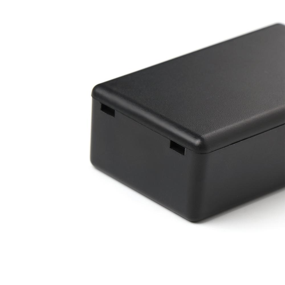 Nanas1/2pcs Kotak Proyek Elektronik Hitam DIY Kualitas Tinggi Instrumen Kasus