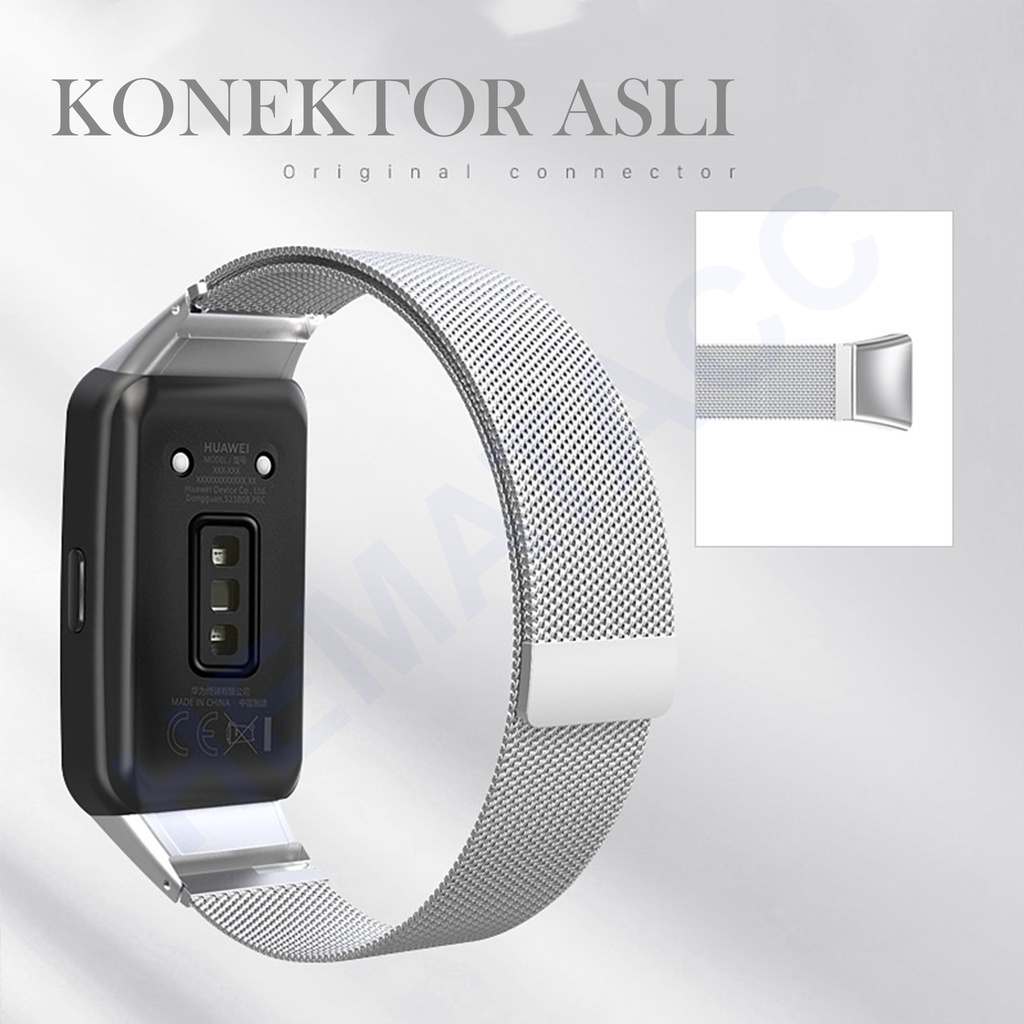 Strap Huawei Band 6 / Honor Band 6 Stainless Steel Metal Hematacc