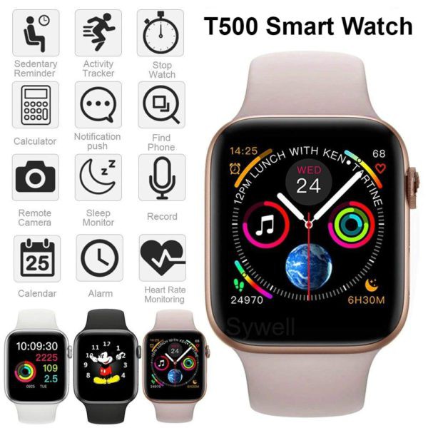 Smartwatch T500 Bluetooth / Jam Tangan T500 / Jam Tangan Pendeteksi Jantung / Jam Tangan Smartwatch