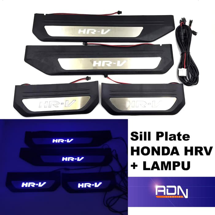 SILLPLATE SILL PLATE SILPLATE SAMPING HONDA HRV Nyala LAMPU LED