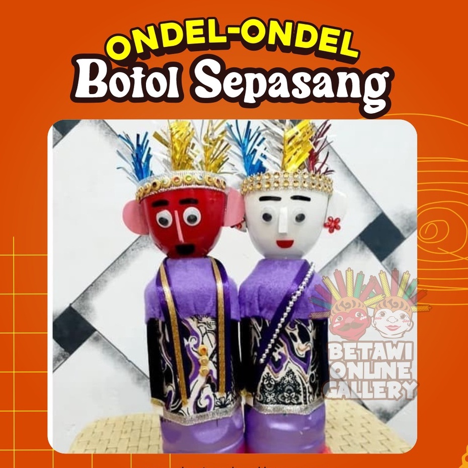 Ondel-ondel/Miniatur Ondel-Ondel Botol