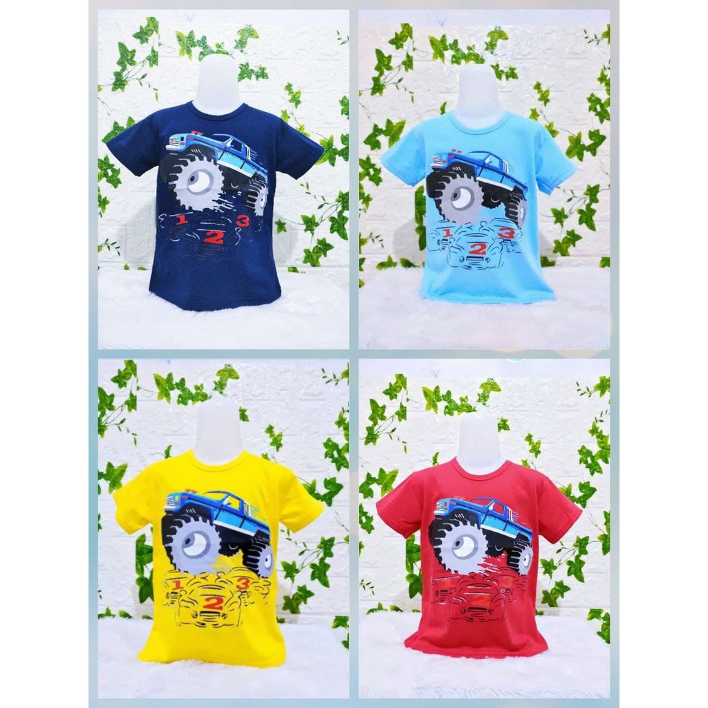 JNY.Co Kaos Anak Laki Laki S-XXL 1-10 Tahun / Kaos Anak Mobil Jeep