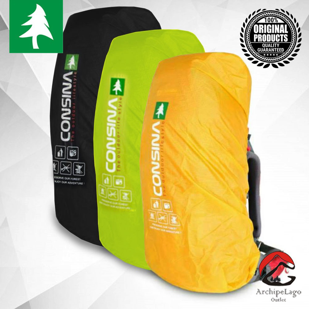 COVER BAG CONSINA 60 LITER ORIGINAL RAINCOVER COVERBAG CARRIER OUTDOOR HIKING