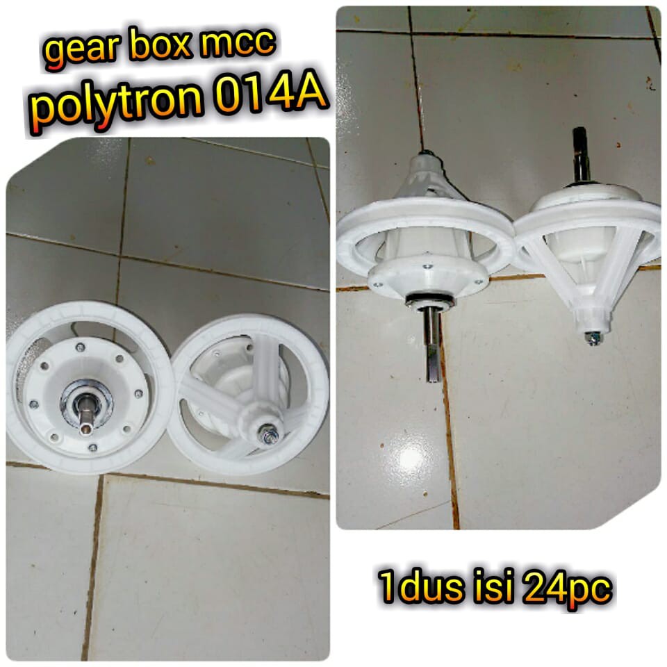 GERBOX , GEARBOX , GEAR BOX MESIN CUCI POLYTRON AS Kotak  014A