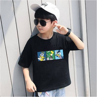  Kaos  Anak  Laki Laki Lengan Pendek Leher Bulat Motif  Cetak 