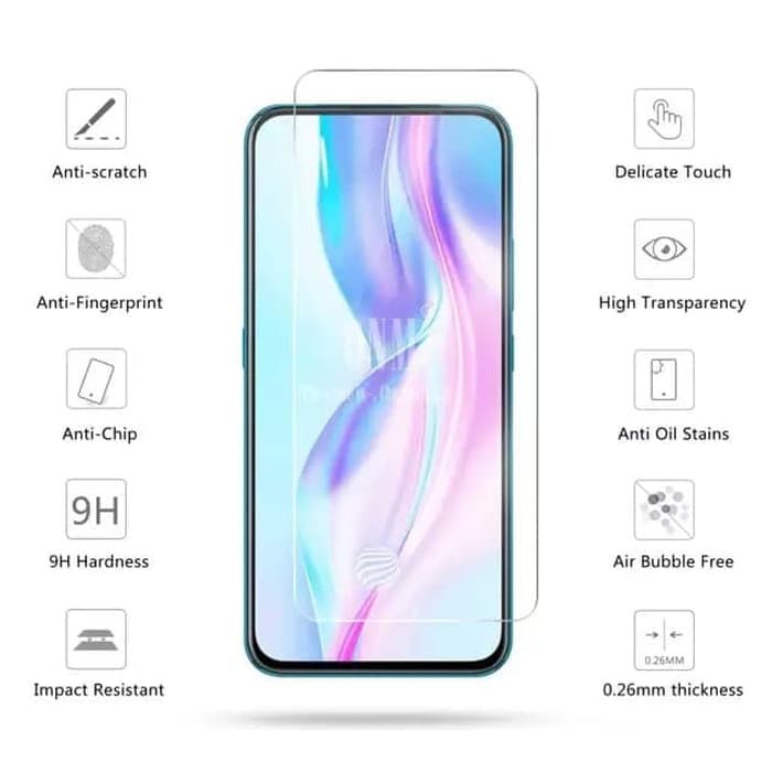 Vivo V15 / V15 Pro / V17 Pro / V19 Tempered Glass 2.5D Anti Gores Kaca