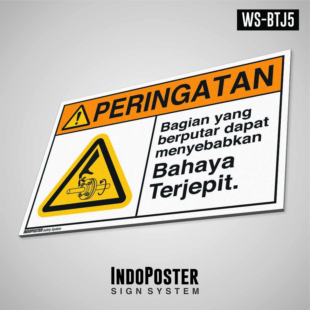 

Safety Sign Rambu K3 PVC ANSI Bahaya Terjepit Oleh Bagian Yang Berputar 5