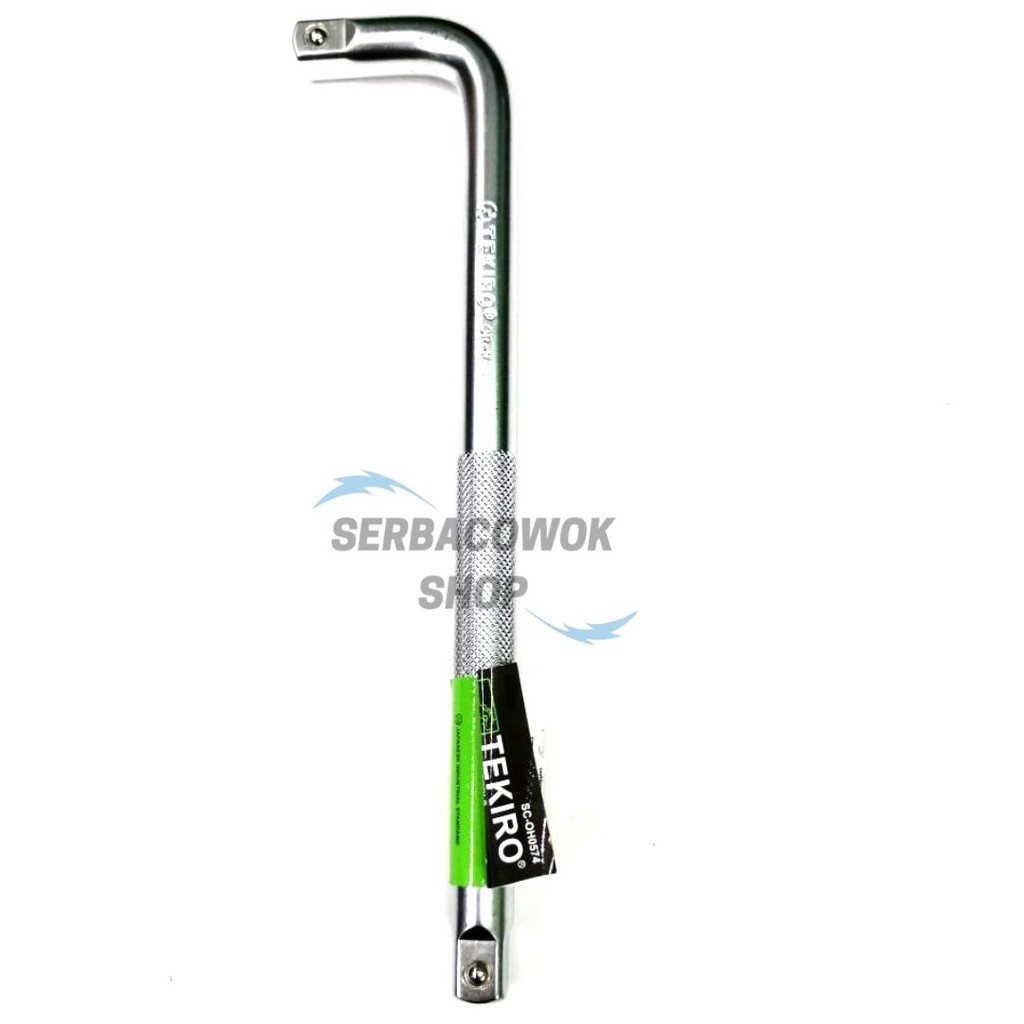 Tekiro Gagang Kunci Mata Sock L Offset Handle Kunci Sok L 1/2&quot; x 10&quot; Termurah Berkualitas