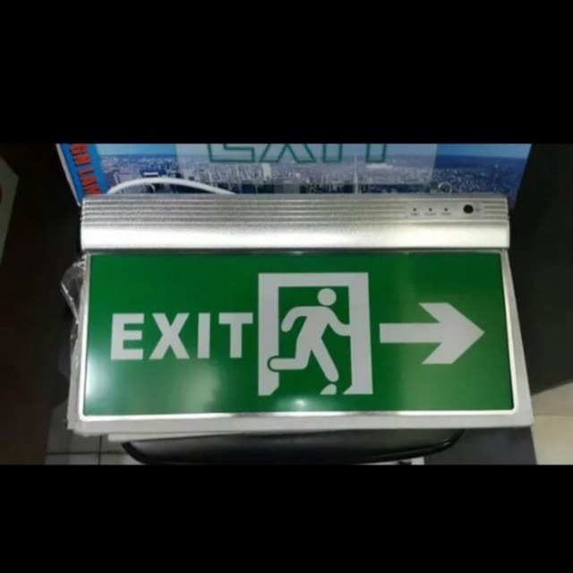 Lampu exit led arcylic / lampu darurat / emergency exit / lampu sign emergency lampu darurat
