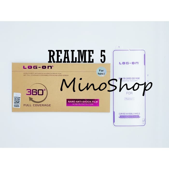 ANTISHOCK LOG ON REALME 5 SCREEN PROTECTOR - ANTIGORES JELLY