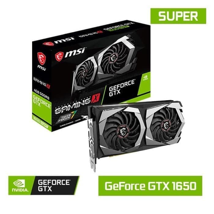 Vga MSI GTX 1650 SUPER Gaming X 4GB - MSI Geforce Gtx 1650 Super 4GB Gaming X