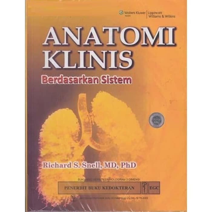 Buku Anatomi Klinis Berdasarkan Sistem Richard S. Snell