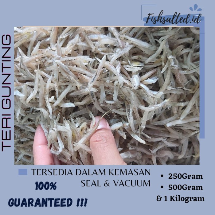 

IKAN ASIN TERI GUNTING (GUNTINGAN) 1KG