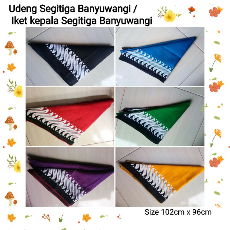 Iket Kepala Segitiga Banyuwangi / Udeng Segitiga Banyuwangi