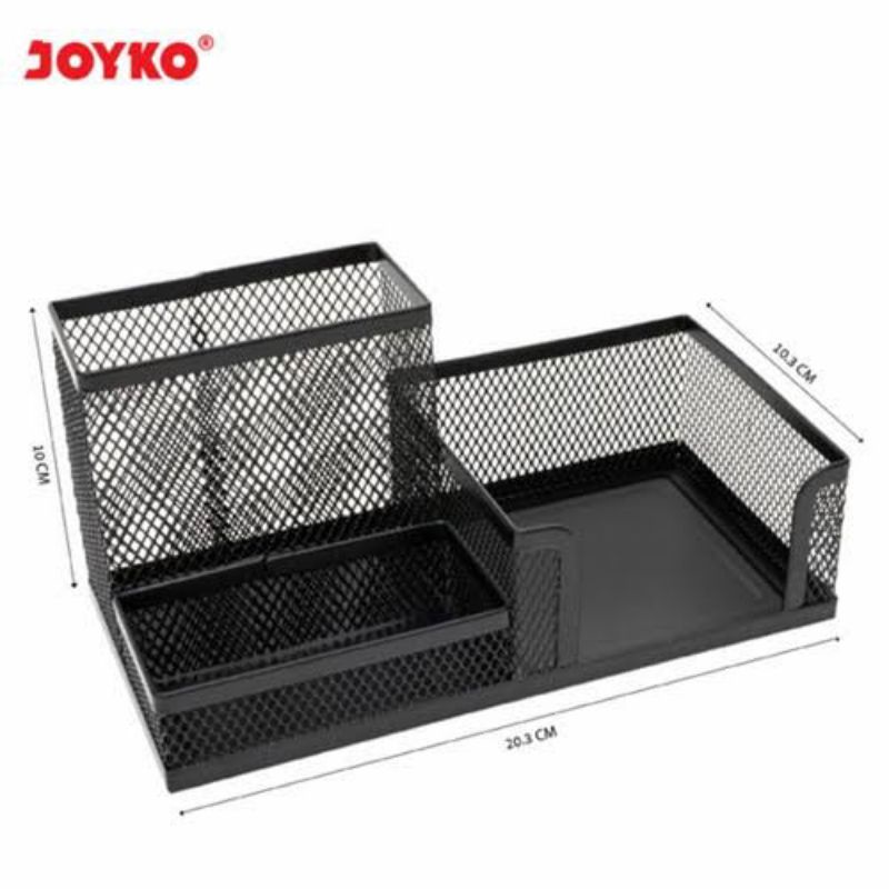 

JOYKO DS20 STATIONERY PEN HOLDER DESK ORGANIZER SET TEMPAT ALAT TULIS JARING BESI