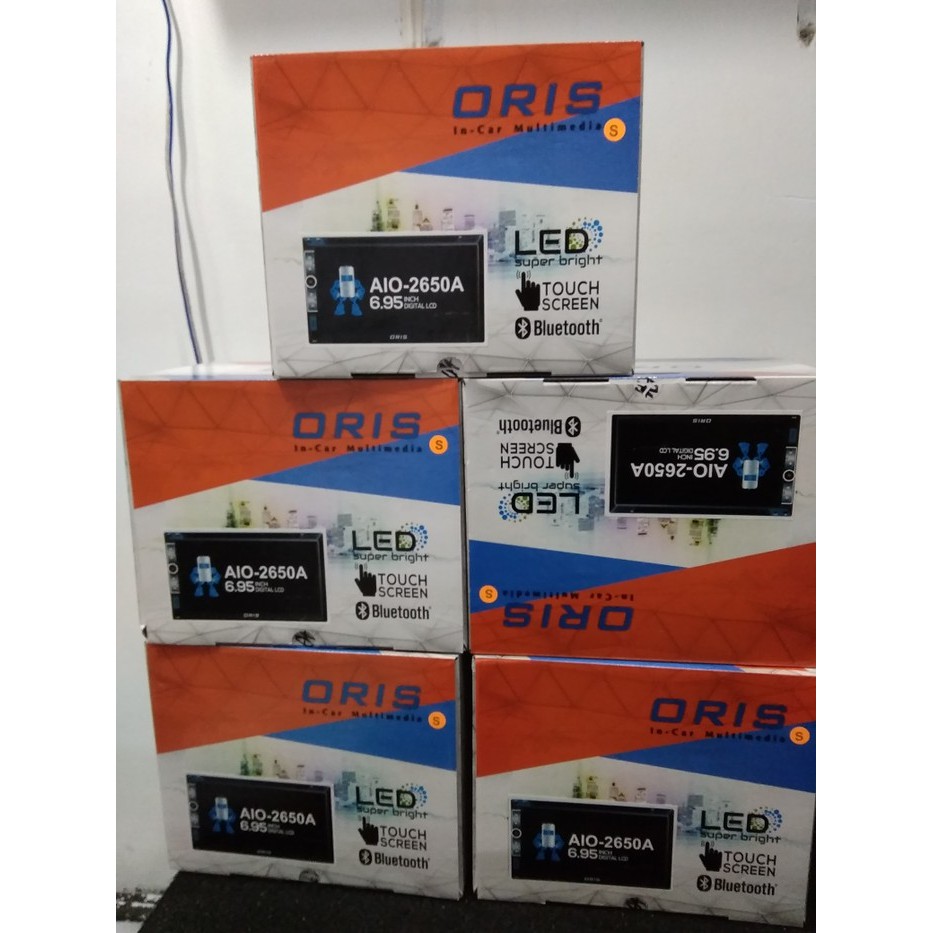 MOBIL AGYA-AYLA DOUBLE DIN ORIS VC G-19 AIO-2650A MIRROR LINK