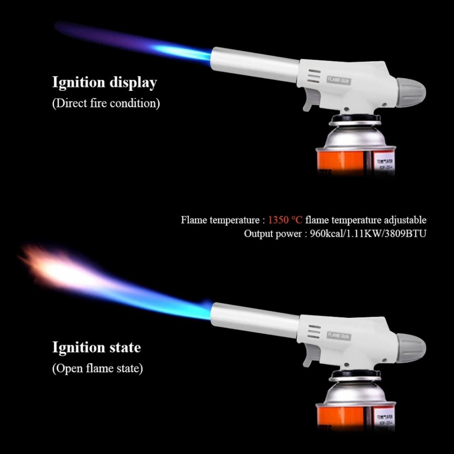 Kepala Gas Portable / Las Fire Blow Torch / Flame Gun Tembakan Api Gas