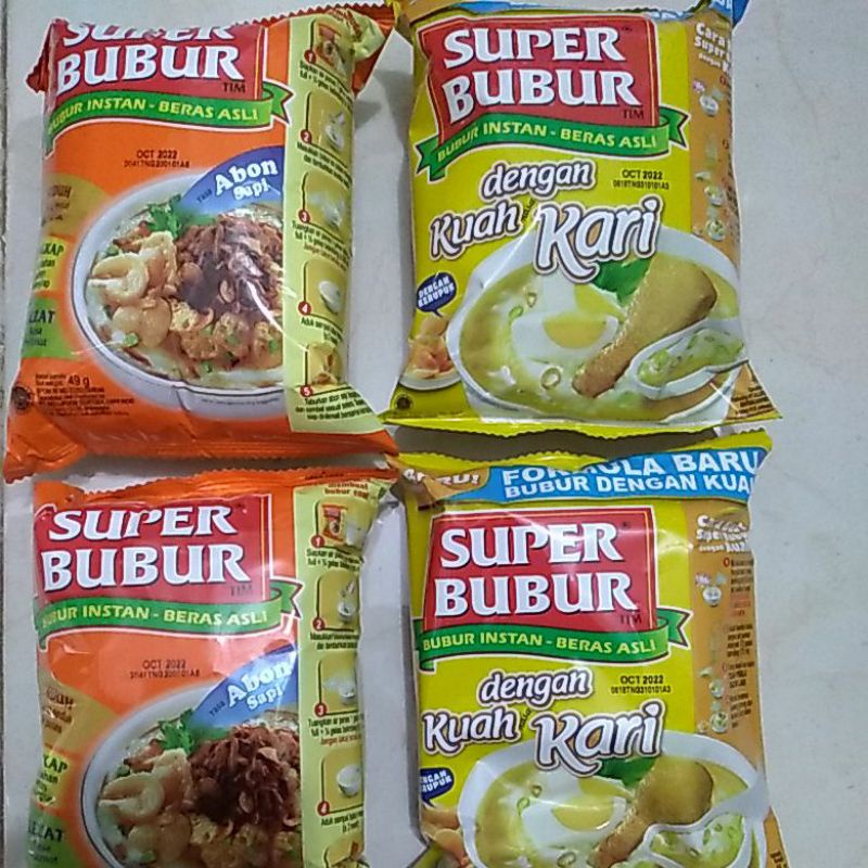 PAKET 3 PCS Super Bubur 49gr