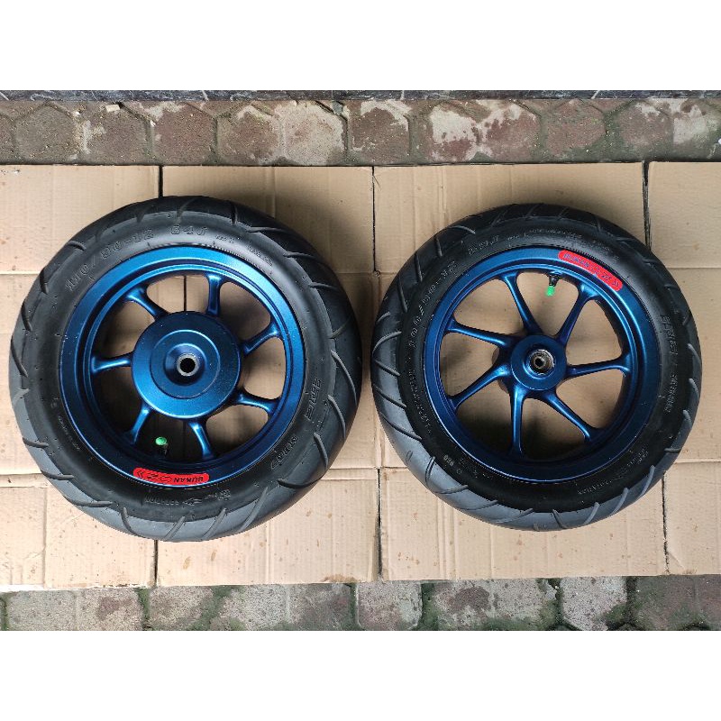Velg Scoopy New Ring 12 K93 Original Komplit Ban