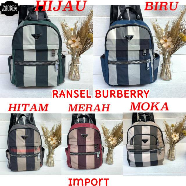 Tas Ransel Burberry Impor