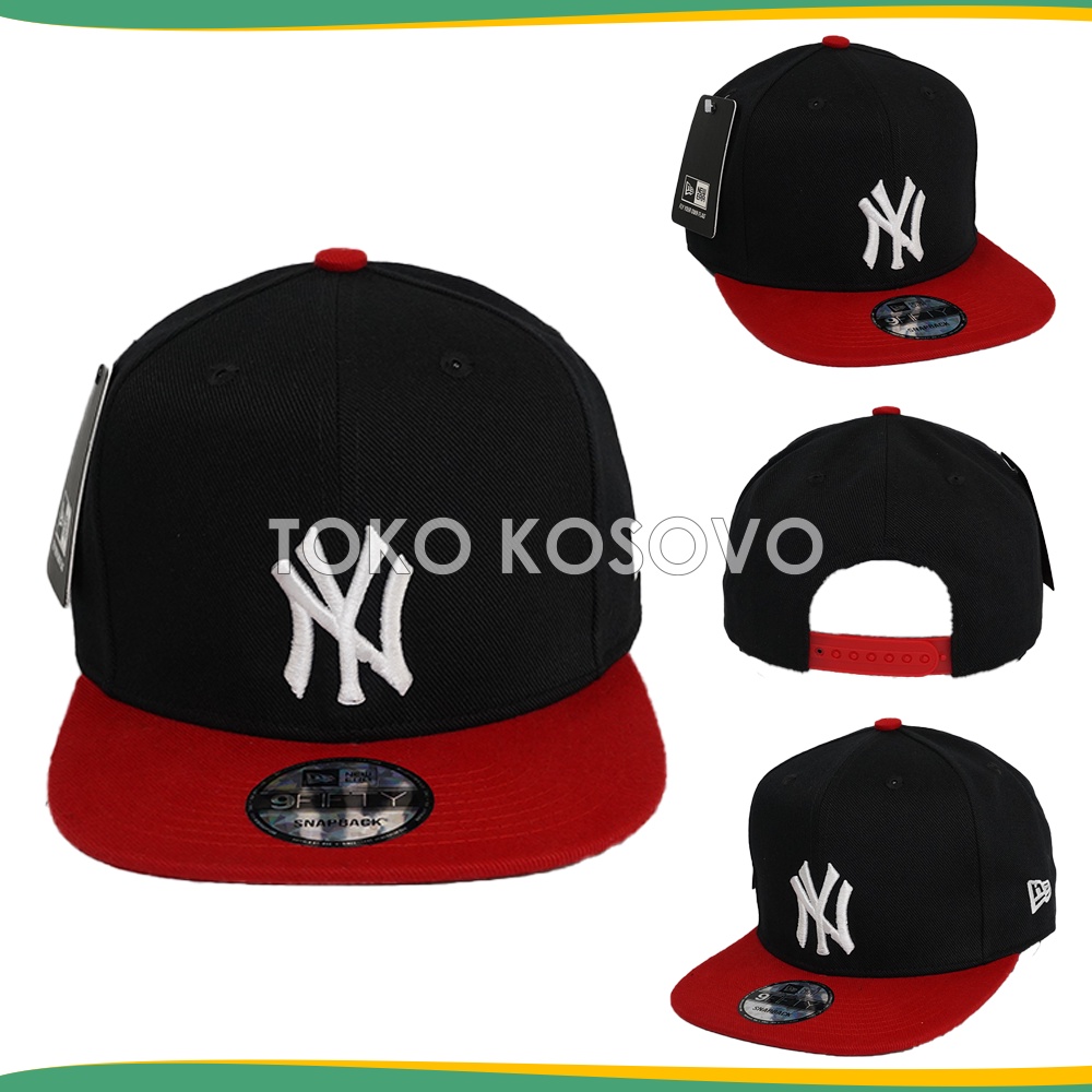 Topi Snapback ORIGINAL Grade Import NY New York Yankess, Topi MLB NBA Hip Hop Rapper Merah Dongker Abu Navy Hitam Logo Bordir Unisex Distro Baseball Bisbol Basseball Pria Wanita Cowo Laki Dewasa Polos Ori 100% Premium Murah Impor Basket NYC YN Racing