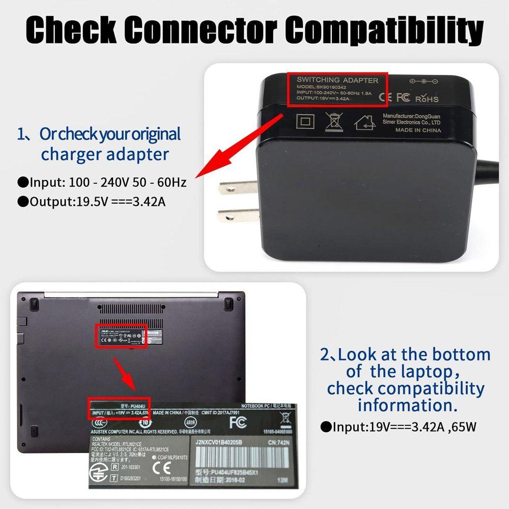 Preva Power Adapter Tahan Lama Suku Cadang Pengganti Charger Laptop 19V 2.37A