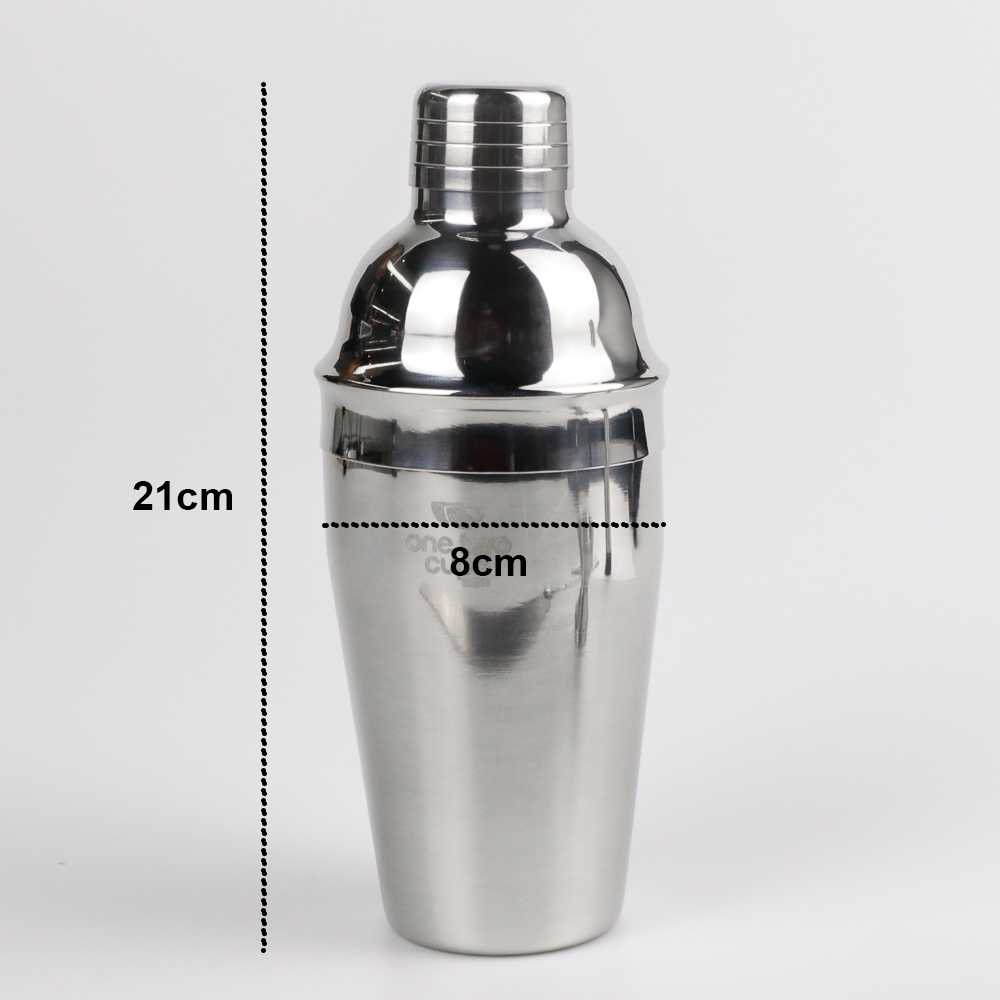 One Two Cups 6in1 Bartender Bar Cocktail Stainless Steel 550ml BA016 - OneTwoCups