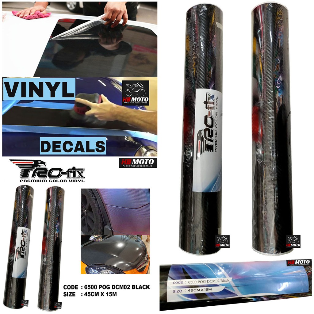 

Sticker Vinyl Profix Black ( 6500 POG DCM 02 Black ) / Scotlight Vinyl Profix 45 CM x 15M