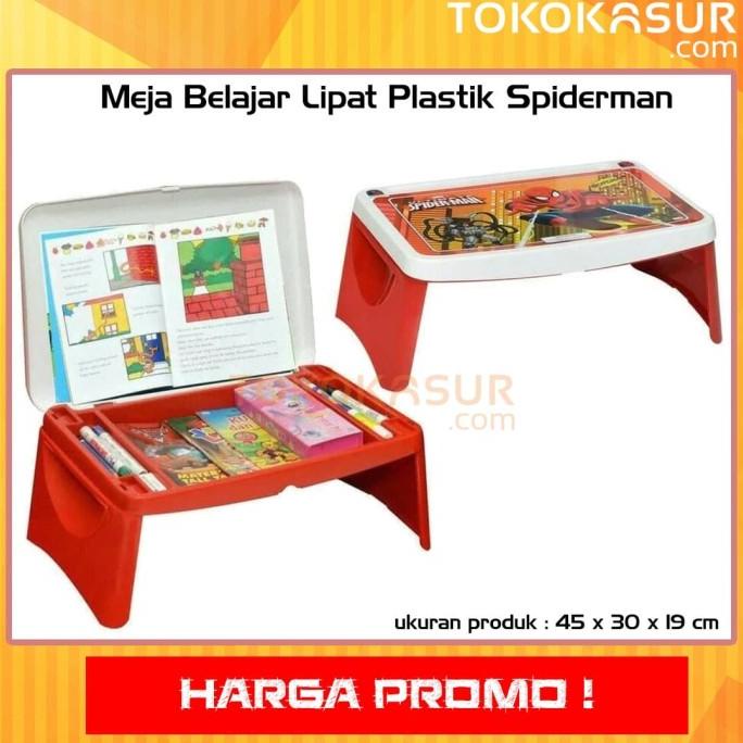 Meja Belajar Lipat Plastik Anak