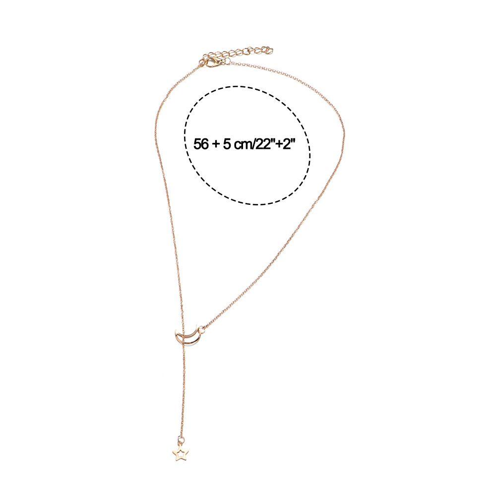 Lily Wanita Choker Fashion Perhiasan Hadiah Kalung Rantai Panjang